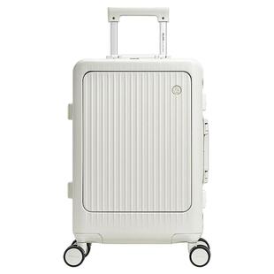 爱华仕行者行李箱前置开口男铝框拉杆箱轻便20寸登机箱电脑旅行箱