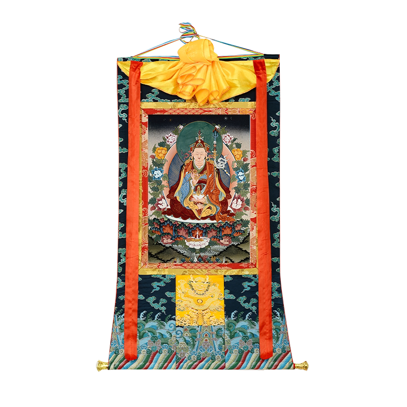 玄关装饰挂画手工装裱唐卡大师