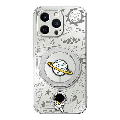 适用苹果16pro手机壳新款iphone15promax防摔14plus保护套13旋转支架12磁吸11创意卡通x哑光7宇航员8plus