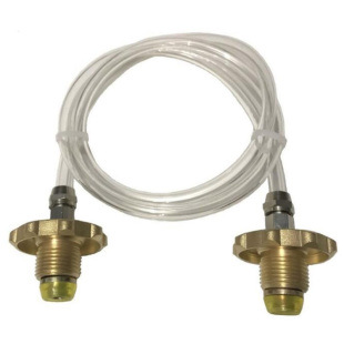 家用煤气钢瓶液化气罐连接互导管互充气阀丁烷丙烷气体过桥转换器