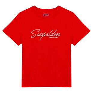 短款短袖t恤女正肩夏季2025新款小个子宽松圆领百搭半袖体恤上衣