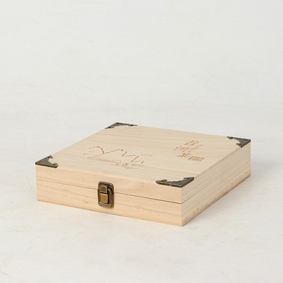 A5L普洱茶盒357克实茶木盒白饼包装盒茶叶木盒茶盒空盒