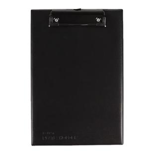 A5书板夹板夹 a4 写字板夹本板黑色商务文件板夹皮革写字垫板点菜夹板开单夹餐厅菜单夹皮板夹加厚资料夹定制