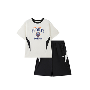 【吸湿速干凉感】New Balance nb男女童装夏季运动套装ND2SG22083