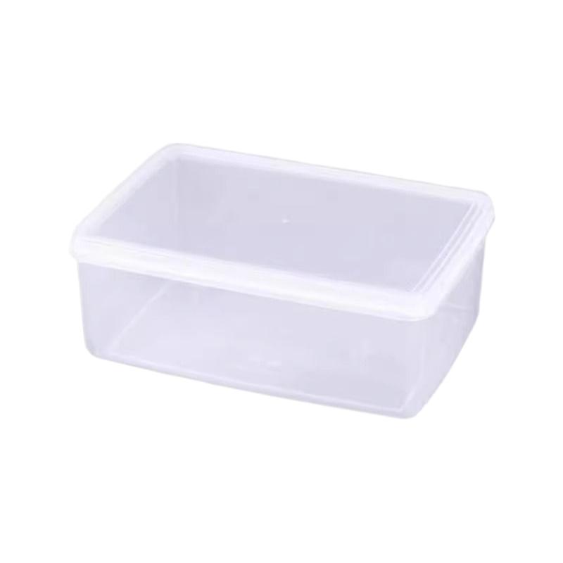 保鲜盒透明塑料盒子长方形冰箱专用冷藏密封食品级收纳盒商用带盖