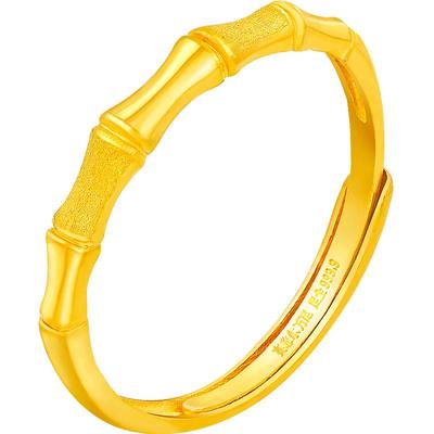 黄金戒指足金999.9吉祥