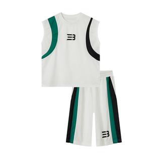 多多家男童运动套装2026夏装新款儿童中大童篮球服背心短裤两件套