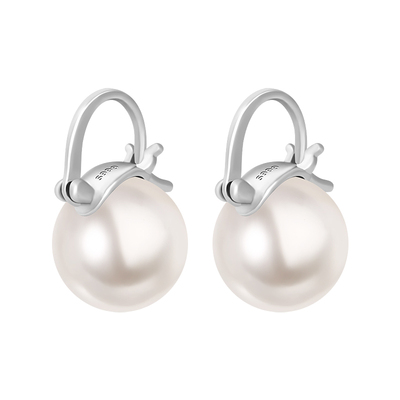 999纯银轻奢高级大珍珠耳环