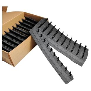 装订夹条十孔塑料夹条A4打印纸活页压边条标书办公合同文件装订用