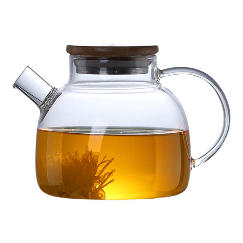 透明玻璃茶壶水果壶 可加热煮茶壶大容量夏日凉水壶白开杯家用