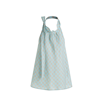 AgeofAscent亚麻蓝格纹吊带