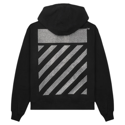 【明星同款】OFF-WHITE™ 情侣装新款宽松连帽卫衣连帽衫