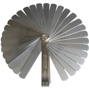 世达不锈钢塞尺高精度厚薄塞规0.02-1.0mm间隙厚度尺09401-09407