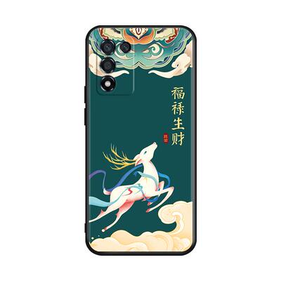 皑晨适用于RealmeQ3s手机壳rmx3461全包保护套rmx3463时尚文字oppo真我q3s卡通中国风realmeq3t新款个性k10活