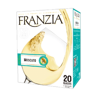 FRANZIA芳丝雅美国原盒进口莫斯卡托白葡萄酒清爽甜白女士餐酒