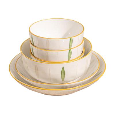 佩尔森新款菜盘汤碗陶瓷盘子