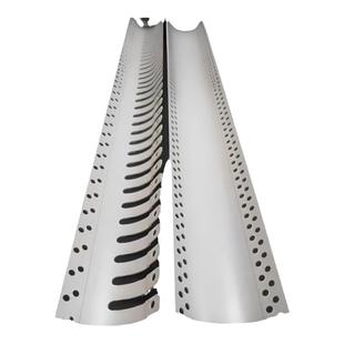 PVC半圆弧形内阴角5公分十公分超大圆弧可弯拱形收口条圆形角线条