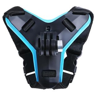 SUREWO摩托车头盔下巴支架适用GoPro13/12/11/10/9大疆Action5pro/6/4/3运动相机配件山狗下巴绑带固定支架