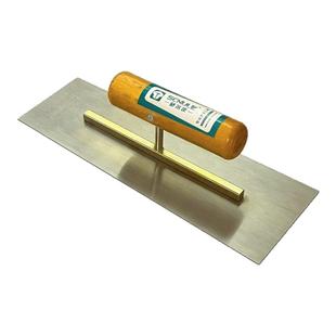 锰钢抹泥刀批刮腻子大白工具粉墙抹灰刀小号大号木柄灰池加厚25CM