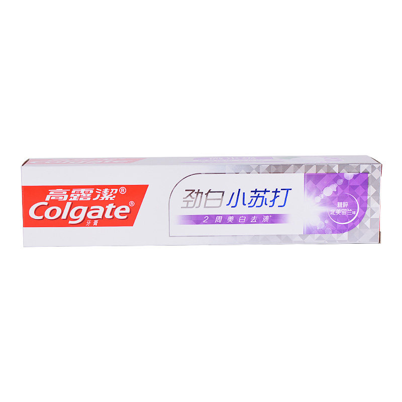 高露洁劲白小苏打去黄美白牙膏