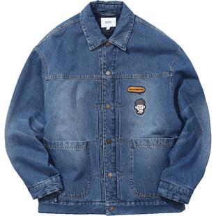 【联名系列】nautica白帆 x 爆尼膏日系中性复古牛仔外套BGJW5102