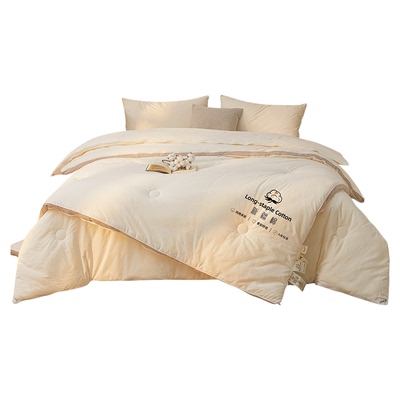 无印良品全棉A类亲肤春秋冬被