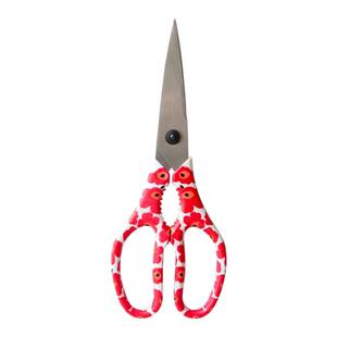 多功能厨房剪刀芬兰花朵强力不锈钢鸡骨剪家用剪肉食物剪子带收纳