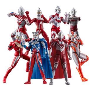 【自营】万代超可动赛罗奥美迦赛文初代亚刻奥特曼装甲套装人偶