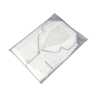 定制冬款围巾外套塑料服装衣服包装袋透明自封袋PE磨砂拉链袋大号