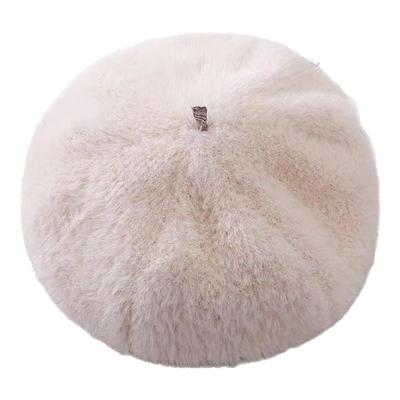 女童水貂绒贝雷帽洋气时尚