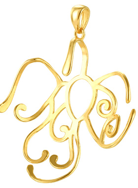 S925银蝴蝶吊坠空托随形吊坠空托