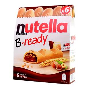 Nutella费列罗能多益纽缇乐榛子酱巧克力手指饼干意进口儿童零食