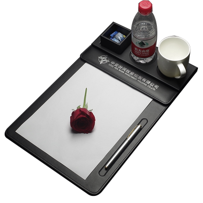 a4免费定制商务一级PU会议夹垫板