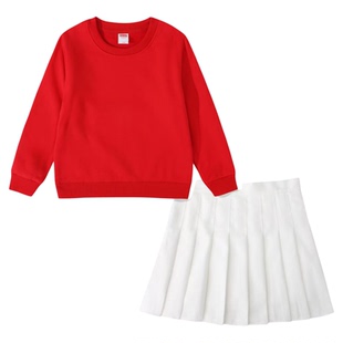 彩色卫衣学生表演服团体年会舞台出服装运动会大合唱舞蹈啦啦操服