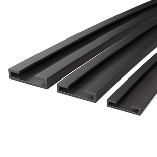 双U型包边密封条不锈钢钣金机电设备防撞橡胶条油箱垫带喉箍皮条