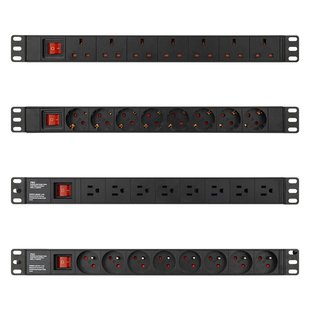 良工PDU机柜插座工业插排机房防雷欧标美标德标英标英规孔位定制