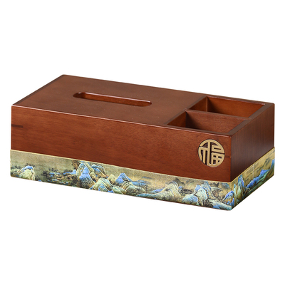 纸巾盒+收纳盒二合一好看又实用