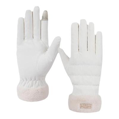 【杨同学】手套女冬季2025新款可触屏骑行东北保暖加绒防风防水