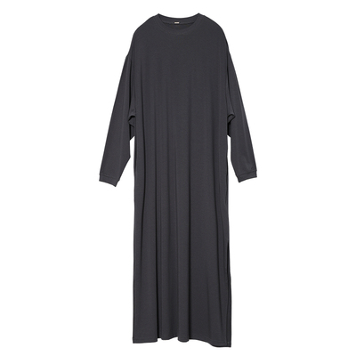 ROW风巨舒适真丝长绒棉连衣裙