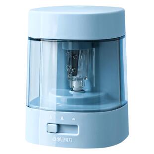 得力自动削笔机电动卷笔刀削笔刀削笔器转笔刀小学生专用铅笔刀幼儿园儿童文具礼品铅笔刀削器电动文具套装