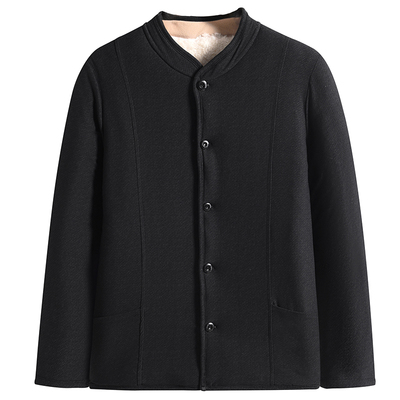 冬季棉衣男加绒加厚外套中老年