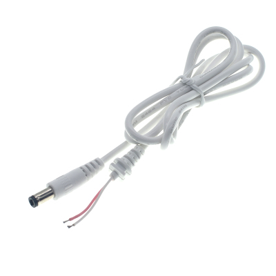 白色12V1.5A2A天猫精灵小爱同学 小度在家电源适配器DC输出公头线