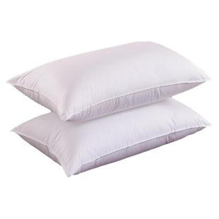 五星级酒店枕头宾馆专用荞麦枕头进口优质羽丝绒侧睡高枕枕芯批发