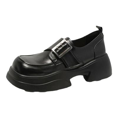 小皮鞋15mins厚底乐福鞋