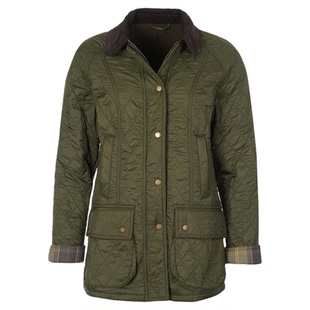 英国Barbour Beadnell Polarquilt巴伯尔菱格棉服棉衣夹棉外套女
