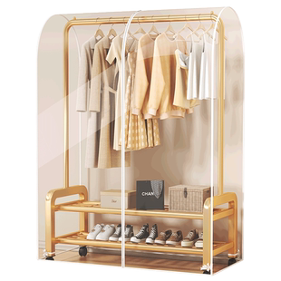 衣架防尘罩落地遮灰尘罩家用挂式透明衣服罩子套衣物大衣全封闭