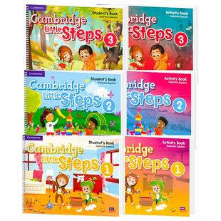 原版进口剑桥少儿英语Little Steps 1 2 3级别 剑桥幼儿英语启蒙教材3-6岁学龄前读写启蒙教材幼儿园教材剑桥littlesteps教师用书