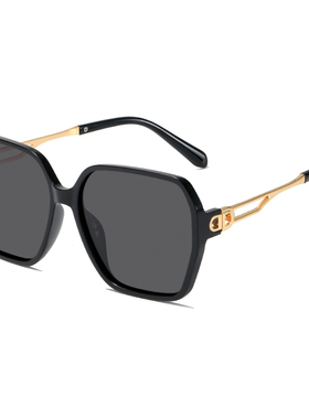 2024新款墨镜女士潮圆脸偏光眼镜百搭街拍太阳镜潮驾驶开车近视镜