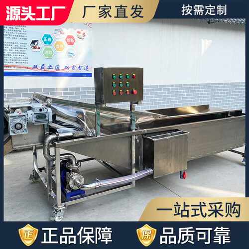 全自动气泡清洗机商用玉米清洗机果蔬海鲜清洗设备不锈钢洗菜机