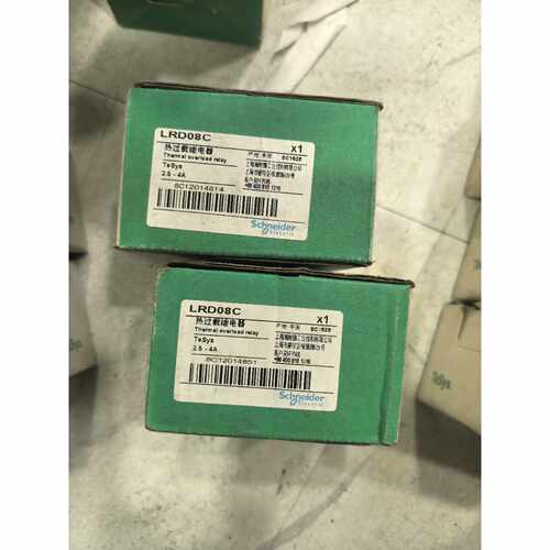 热过载继电器LRD07C,2盒，LRD08C、2盒。LRD1
